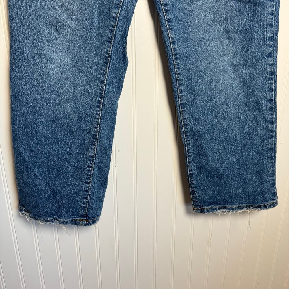 Kensie The Mila High-Rise Relaxed Straight Leg Denim Jeans Women’s Size 12 - Picture 9 of 11